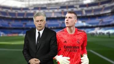 Ancelotti lo tendría listo, la razón por la que Lunin permanecerá en el Madrid