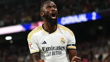 Antonio Rüdiger celebra un gol con el Real Madrid. Imagen: Goal.com