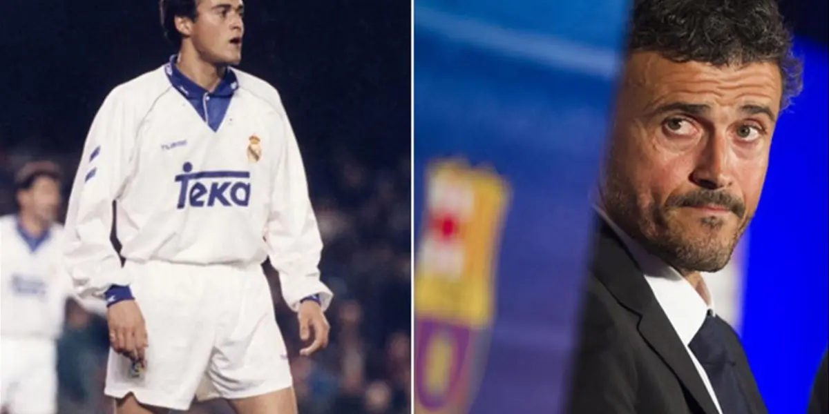 El culé Luis Enrique, quien vistió la camiseta blanca, podría no llevar ningún futbolista blanco