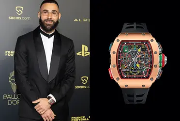 Karim Benzema tiene una sensacional colección de relojes. 