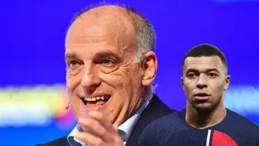 Las palabras de Javier Tebas sobre la llegada de Kylian Mbappé.