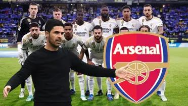 Mikel Arteta quiere llevarse para el Arsenal a un jugador del Real Madrid. 