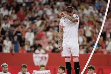 Sergio Ramos fue viral tras discutir fuertemente tras la derrota del Sevilla ante Athletic Club.