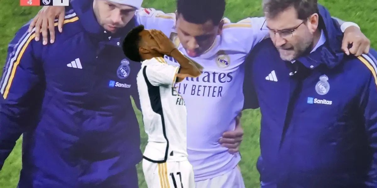 A pesar de la victoria, todas las alarmas están puestas en Rodrygo que se retiro cojeando y asistido del terreno de juego del Alavés.