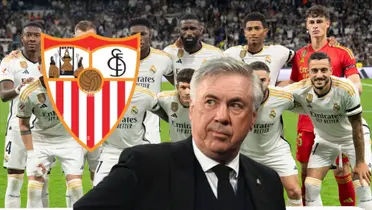 Ancelotti sale con este once para medirse al Sevilla FC.