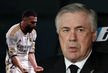 Antes del Clásico ante Barcelona, Ancelotti habló del estado físico de Carvajal