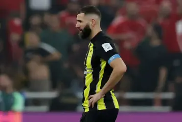 Benzema, en un partido con el Al-Ittihad saudí. Imagen: El Español.