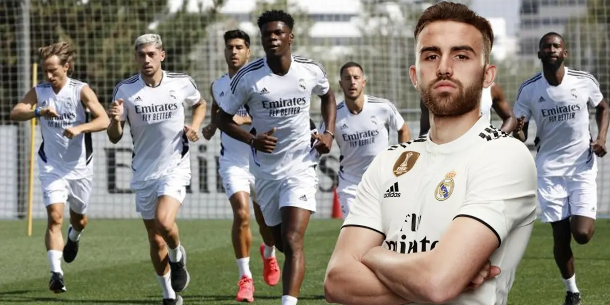 Borja participó de los entrenamientos del Real Madrid después de regresar de la Roma y antes de marcharse de manera definitiva al Getafe