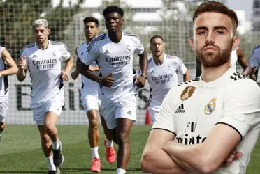 Borja participó de los entrenamientos del Real Madrid después de regresar de la Roma y antes de marcharse de manera definitiva al Getafe