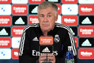 Carlo Ancelotti comparece en rueda de prensa. Imagen: Sport.