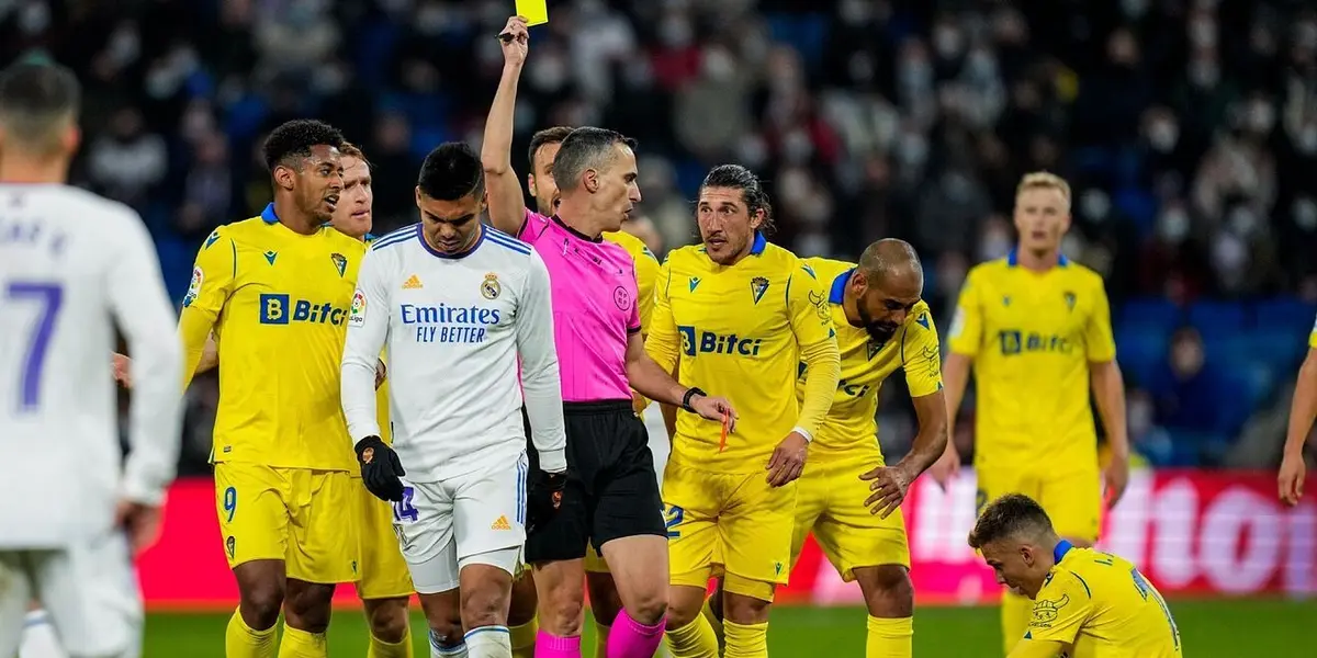 Casemiro tiene estadísticas impensadas con respecto a las tarjetas rojas