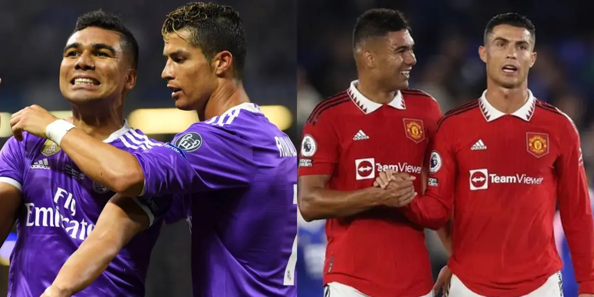 Cristiano Ronaldo dejó en su pasado a Real Madrid, pero no Casemiro que se volvió a acordar del equipo