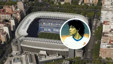 Diego Maradona Foto: Real Madrid y Kodro Magazine