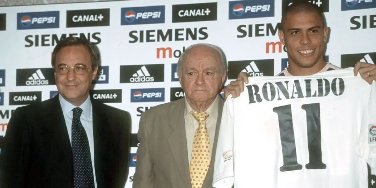 Don Alfredo le inculcó la historia del Real Madrid a ‘O Fenómeno’ en 2002