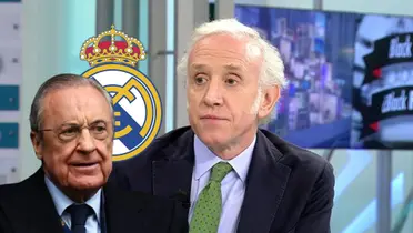 Eduardo Inda y Florentino Pérez Foto: Madridista Universal y Relevo 