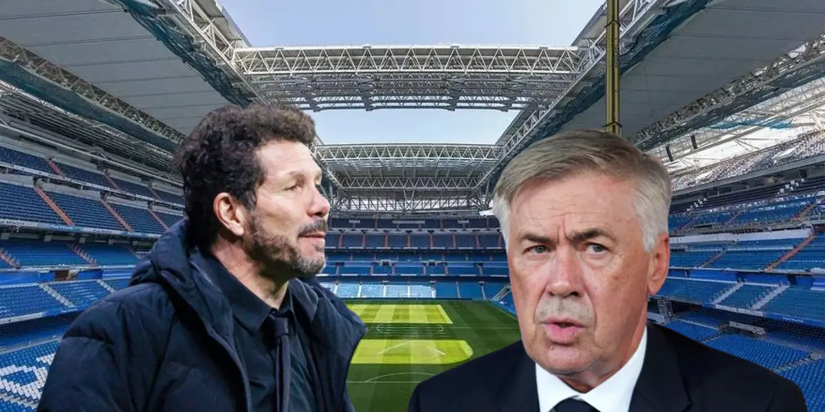 El balance entre Simeone y Ancelotti cuando se han enfrentado como entrenadores.