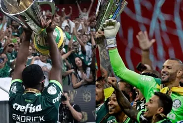 El brasileño de 16 años estuvo en la final entre Palmeiras y Flamengo