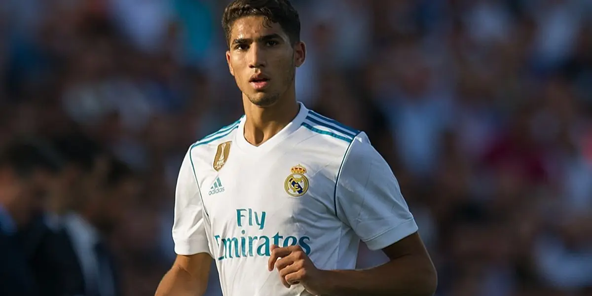 El ex Madrid Achraf Hakimi, realizó un festejo que generó polémica y toda España está hablando de eso.