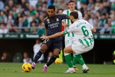 El Real Betis reaccionó rapido al gol de Bellingham y gracias a Airtor Rubial empató el partido.