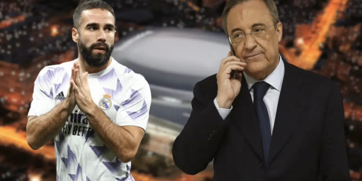 Florentino Pérez tiene en claro quien será el sucesor de Dani Carvajal. 