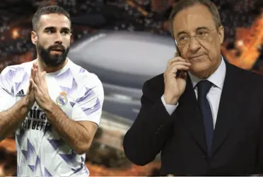 Florentino Pérez tiene en claro quien será el sucesor de Dani Carvajal. 