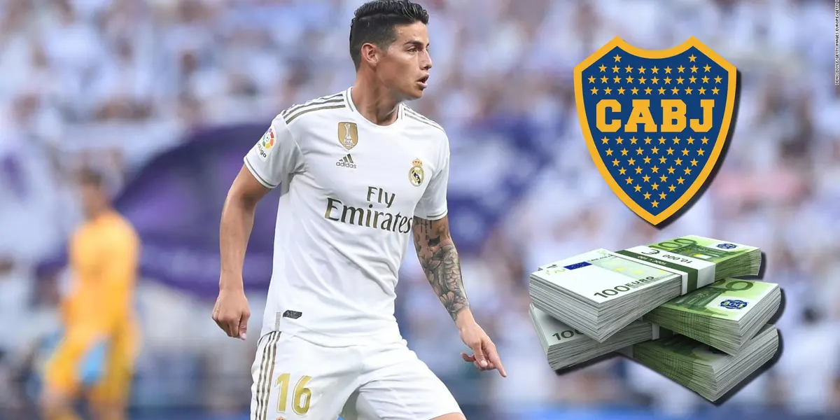 James Rodríguez suena fuerte en Boca Juniors pero sus cifras de salario bajarían de manera considerable 