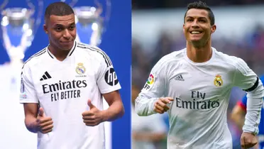 Kylian Mbappé y Cristiano Ronaldo / Foto: GOAL