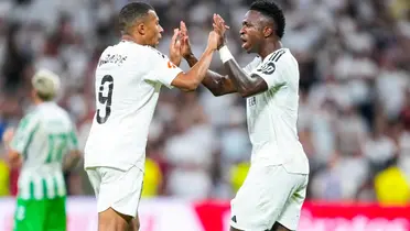 Kylian Mbappé y Vinícius Junior Foto: La Razón 