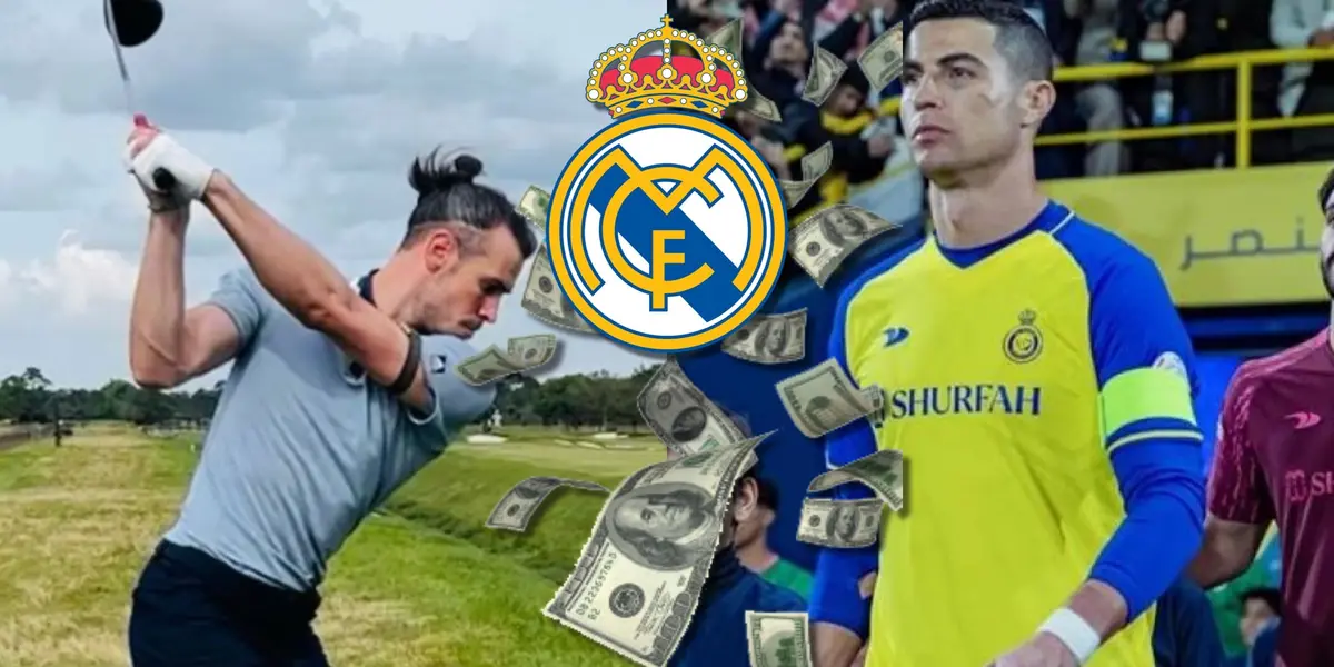 La diferencia de salarios entre Gareth Bale y Cristiano Ronaldo, ahora que uno es golfista y el otro de estrella en Medio Oriente