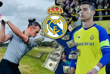 La diferencia de salarios entre Gareth Bale y Cristiano Ronaldo, ahora que uno es golfista y el otro de estrella en Medio Oriente