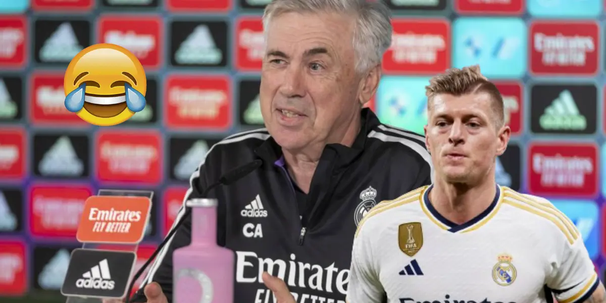 La frase más divertida de Ancelotti ante la posible retirada de Toni Kroos.