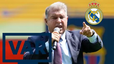 Laporta ataca de nuevo al Real Madrid por el VAR.