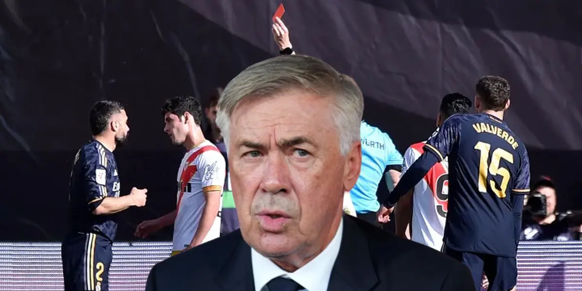 Las palabras de Ancelotti sobre la roja a Carvajal. 