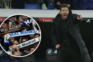 Los aficionados del Real Madrid también jugaron su partido en el derbi.