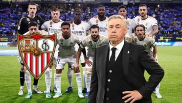 Los jugadores que pierde Ancelotti vs Sevilla.