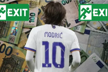 Luka Modric sigue sin minutaje en el Real Madrid y podría buscar cerrar su carrera en otro lado. 