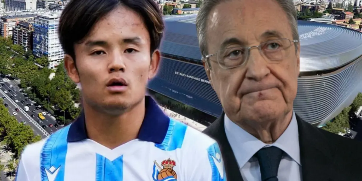 Presiona al Real Madrid, la acción de Kubo que pone en jaque a Florentino Pérez