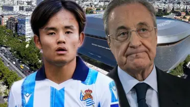 Presiona al Real Madrid, la acción de Kubo que pone en jaque a Florentino Pérez