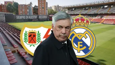 Rayo Vallecano vs Real Madrid Foto: La Razón y Escudoteca