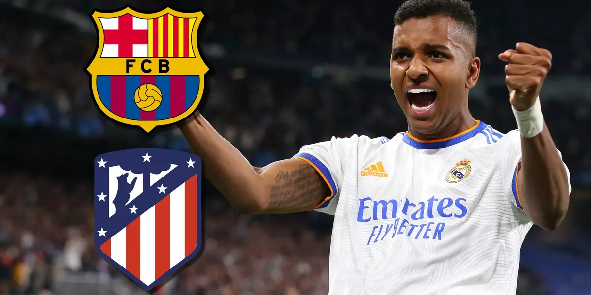 Rodrygo se refirió a la rivalidad que hay con el Real Madrid para los equipos como FC Barcelona y Atlético Madrid