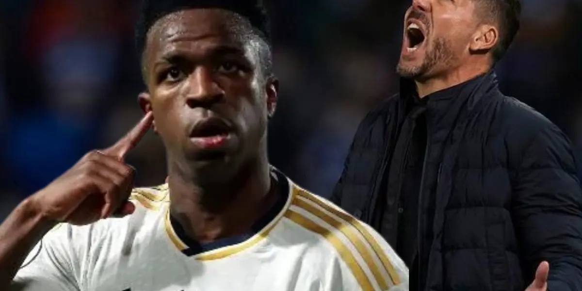 Sale a la luz, el grave insulto de Simeone a Vinicius durante el derbi madrileño