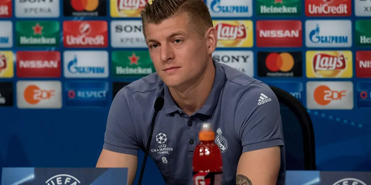 Toni Kroos, en rueda de prensa. Imagen: El Mundo.