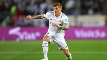 Toni Kroos, en un partido con el Real Madrid. Imagen: Antena 3.