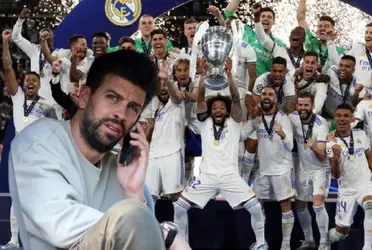 Un delantero del Real Madrid respondió a los dichos de Piqué sobre la Champions. 